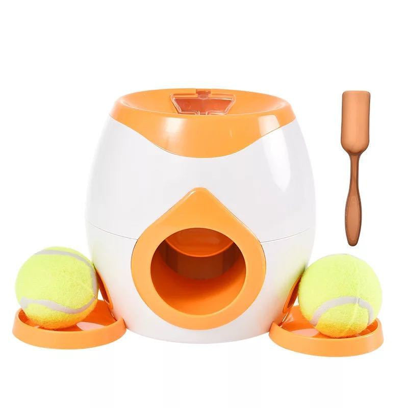 Smart Pet Feeder Tennis Ball Missing Device Throwing Reward Machine 