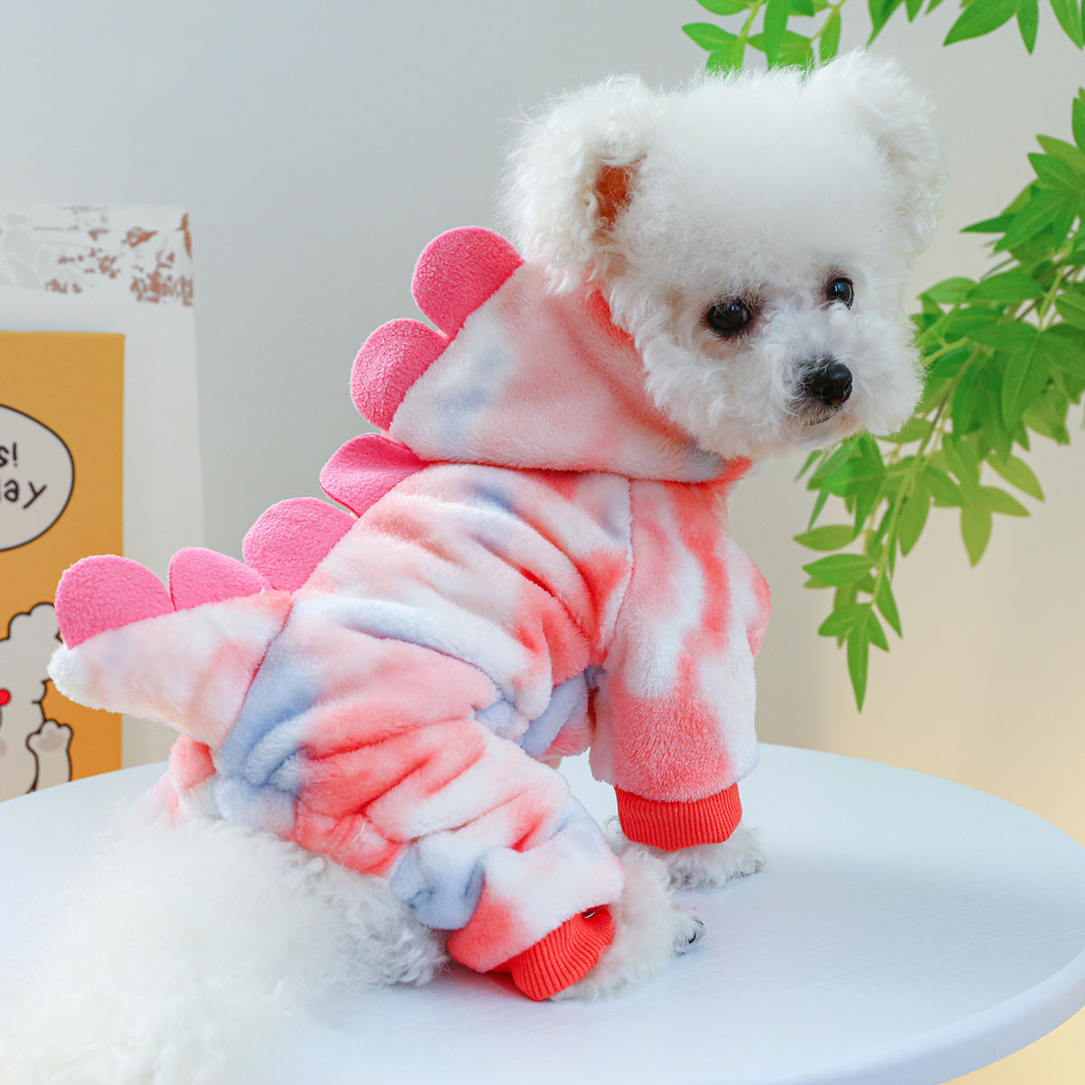 Fleece-lined Warm Pet Costume 