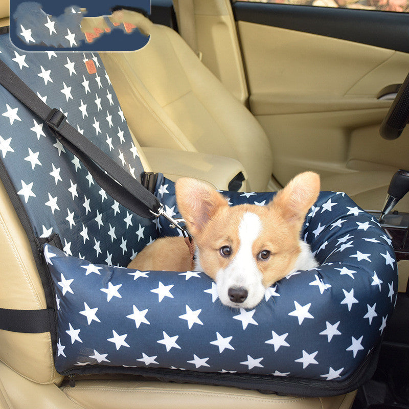 Car Kennel Pet Travel Car Seat Small And Medium-sized Dog Kennel Cushion Pets Supplies 