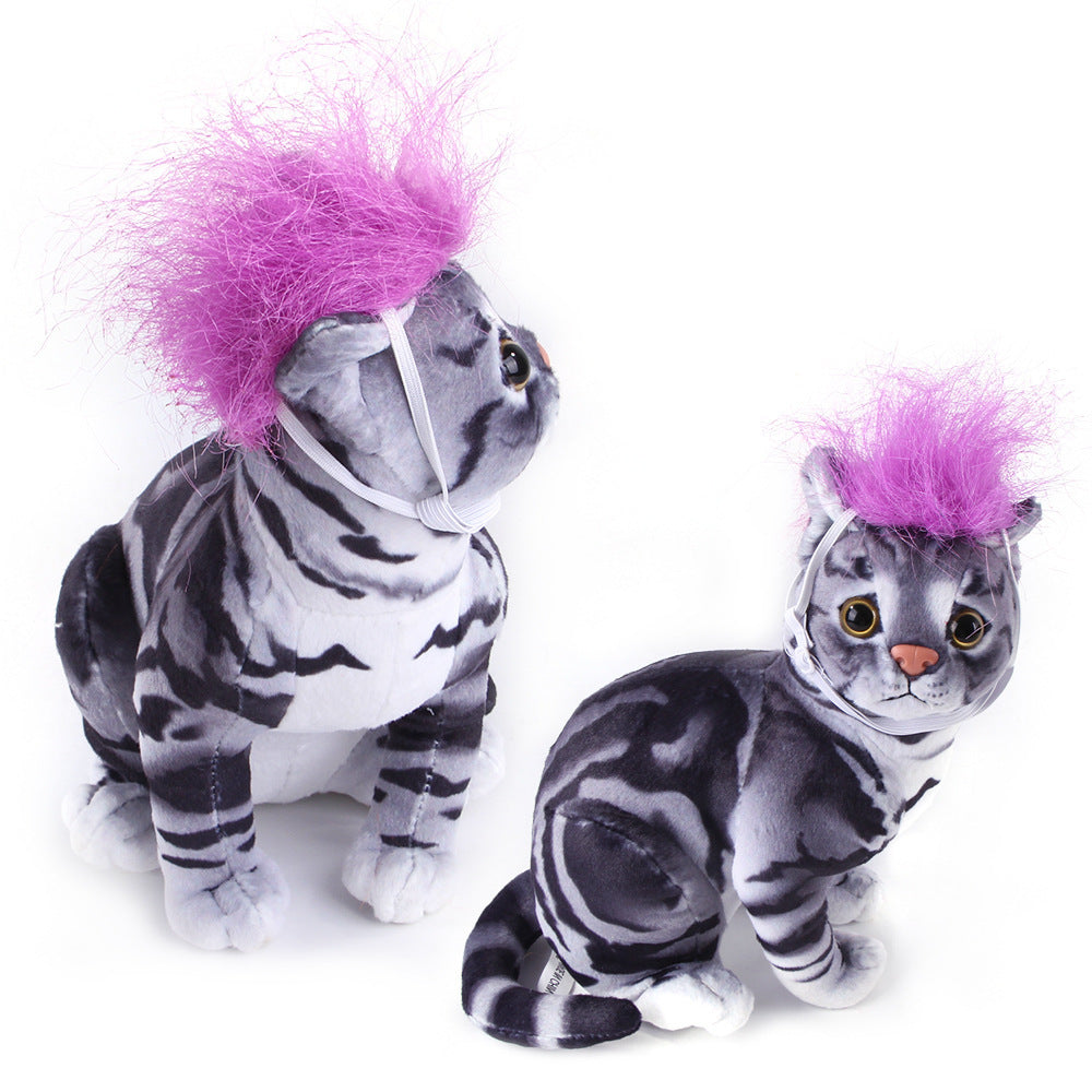 Pet Costume Dog Wig Dog Head Wear Apparel Toy 