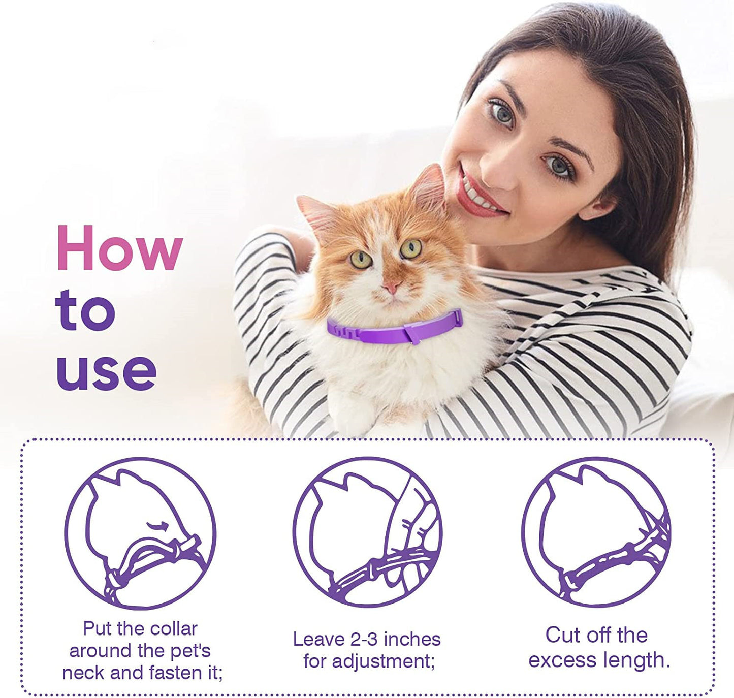 Pet Soothing Calming Collar Cat 