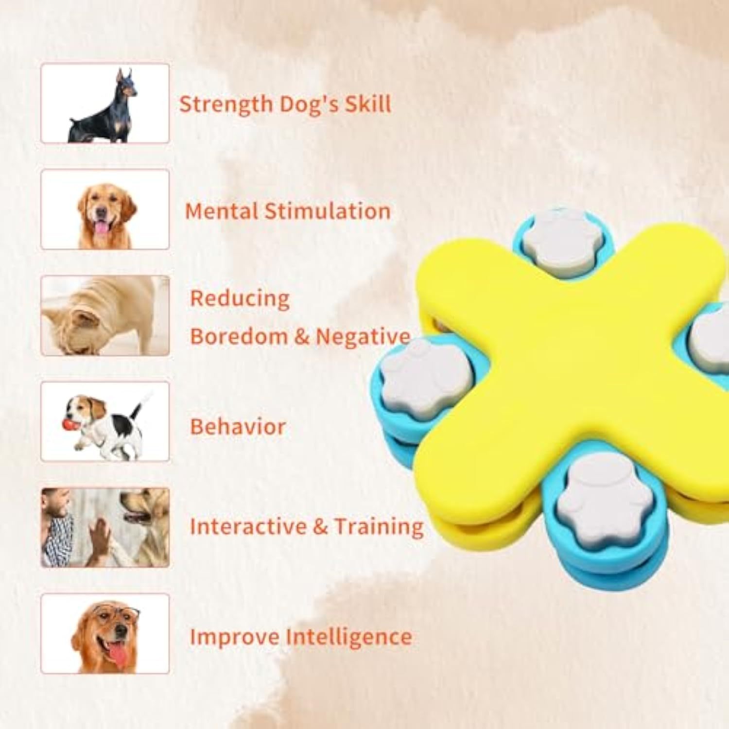 Dogs Food Puzzle Feeder Toy 