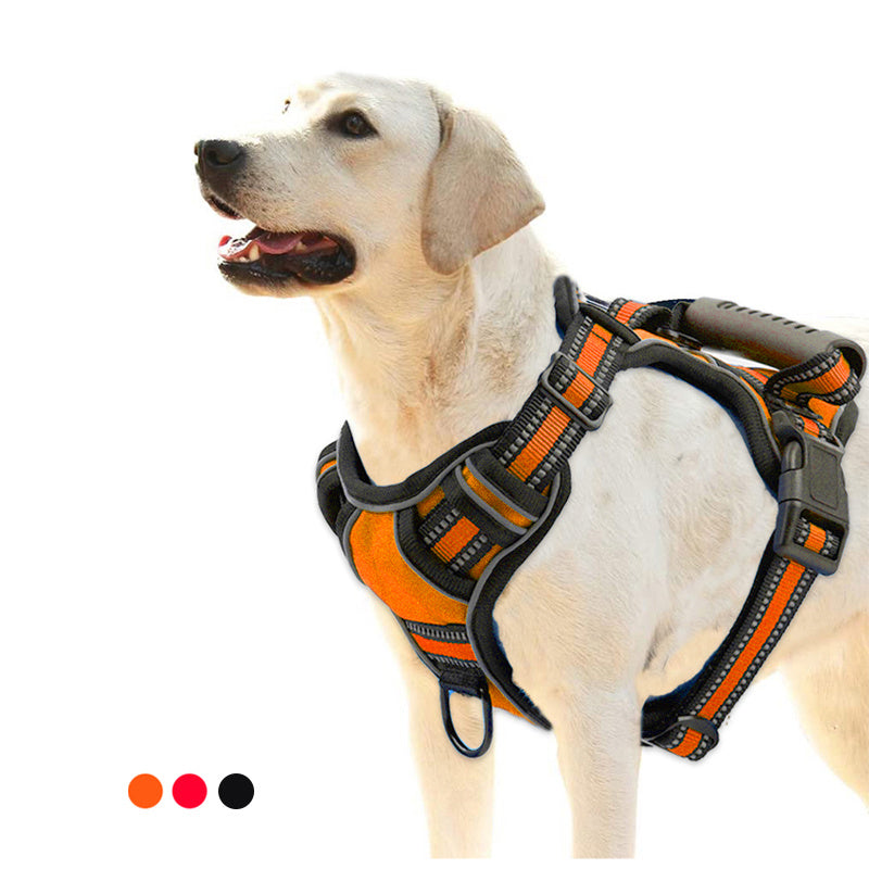 Dog Harness No Pull Breathable Reflective Pet Harness Vest 