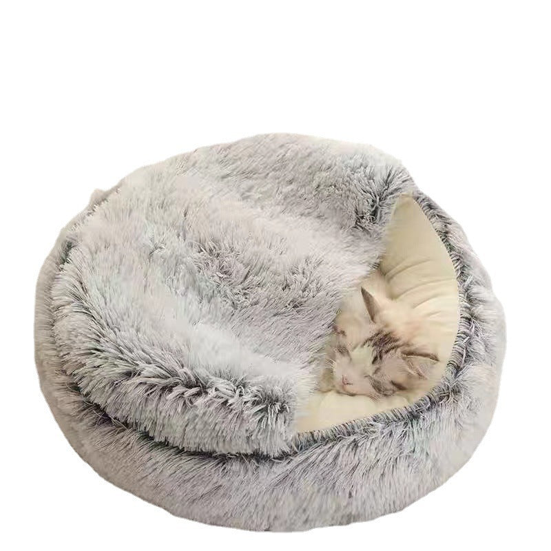 CozyShell Pet Nest – Four Seasons Comfort for Cats & Small Dogs